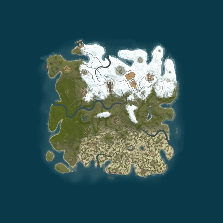 Map of [PvE]RUST.MOSCOW| 15.10 [Event|Raid|Zombie|Skill|TP|Kit]
