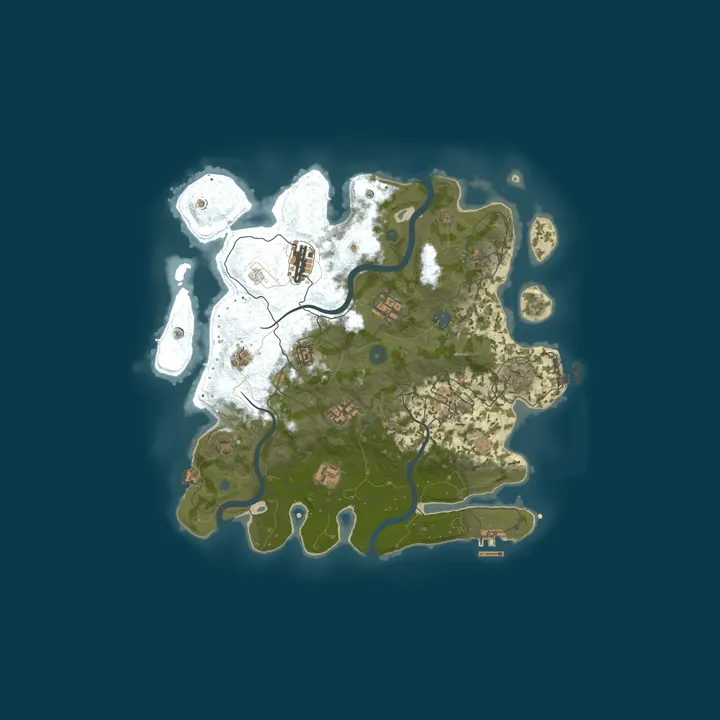 Map of BRAZZ RUST | X50 | WIPE 16.10 | FUN