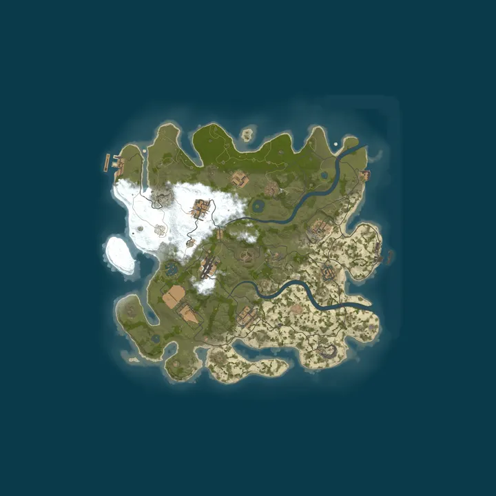 Map of [RU] Seven Rust [Solo] Для Новичков