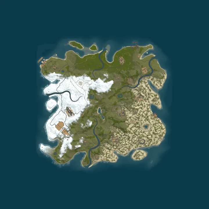 Map of #2 RUS-T PVE HARDCORE СТАЛКЕР [X0,5|EVENTs|BANK]