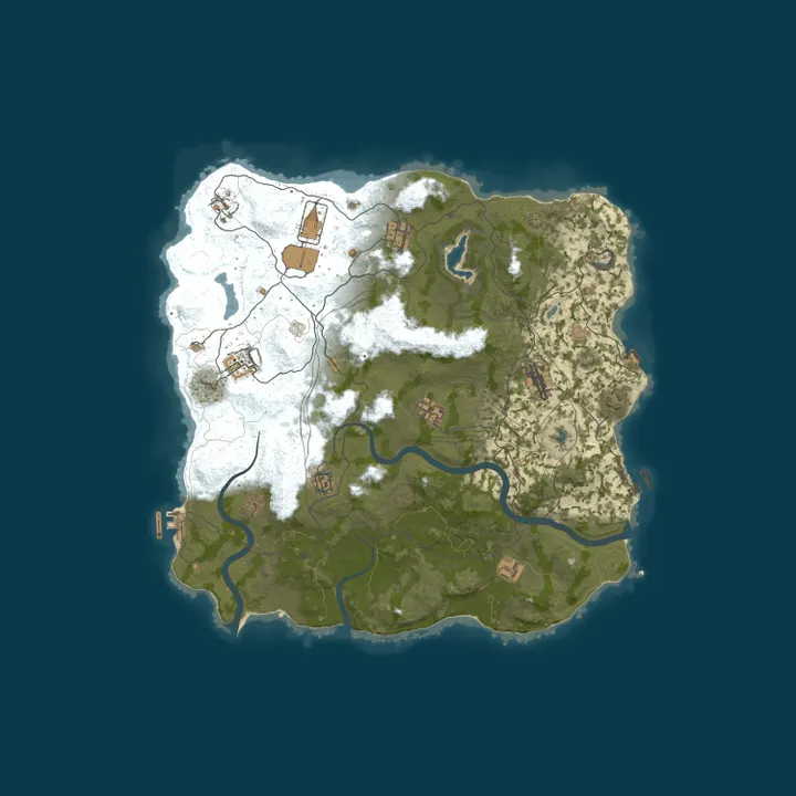 Map of EU RENEGADE 3x MONTHLY | Solo Duo Trio Quad | Shop | 50% Upkeep