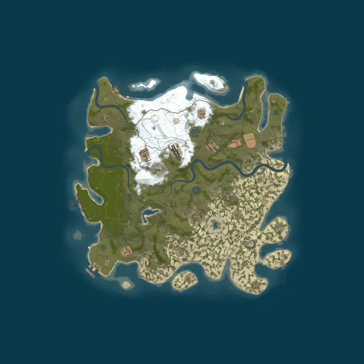 Map of RustGamingNation 10x PvE [Events|Purge|Zombies|SkillTree]