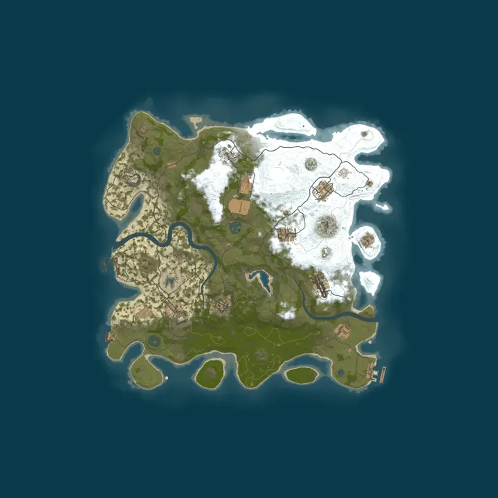 Map of Island of Dr Moreau | BP Wipe 10/17 | Solo/Duo/Trio