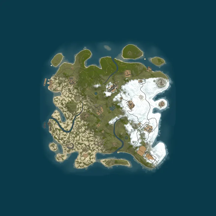 Map of 【极光】100000000倍|枪战|礼包|建造|新手入门