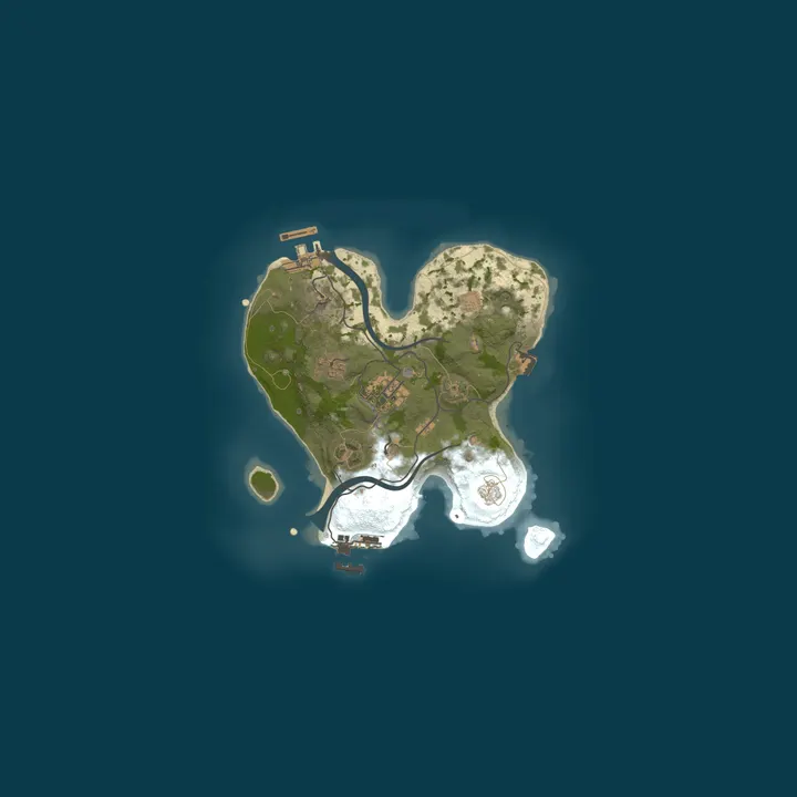 Map of EU survival server