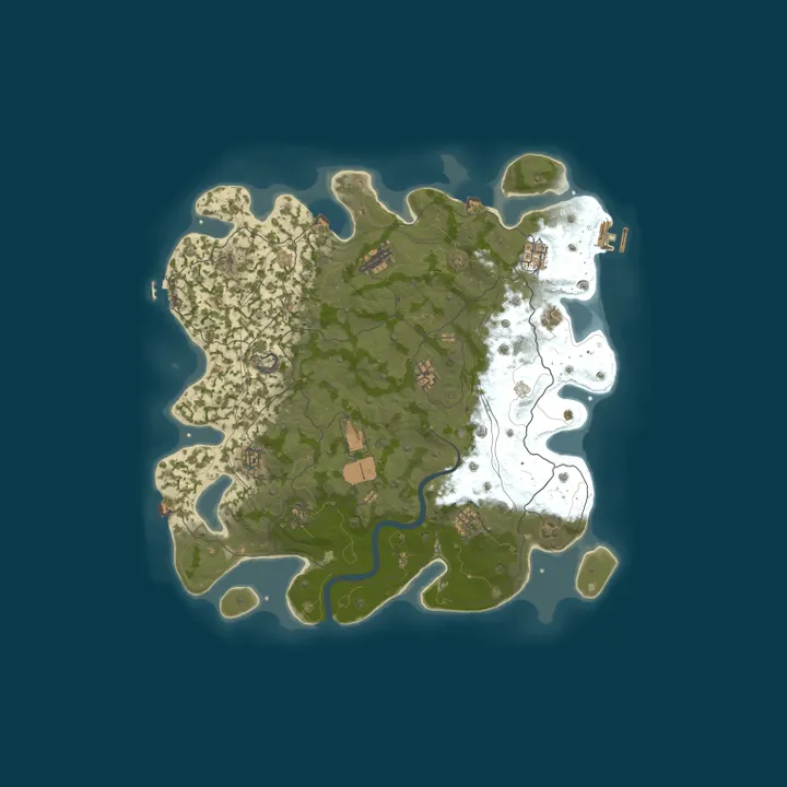 Map of Bestrust Solo/Duo 2x #3 | JUST FULLWIPED 16.10 10/16
