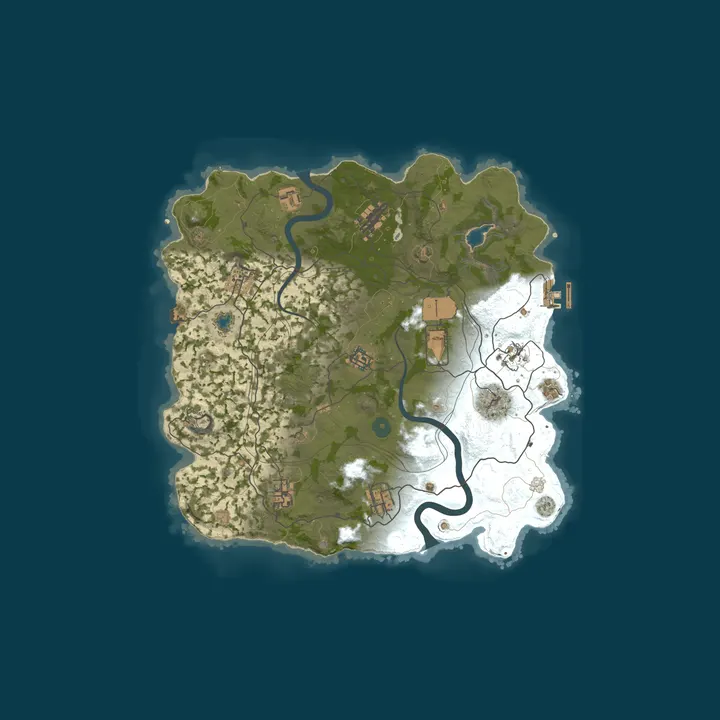 Map of WEREWOLF GAMING.CO 5x SOLO ONLY|TP|Home|Kits|No Teams|Loot x5|