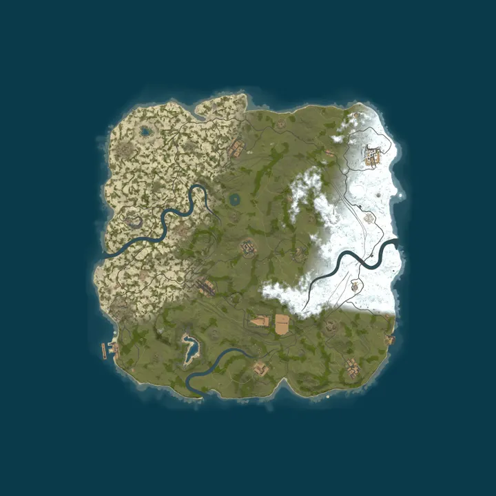 Map of WEREWOLF GAMING.CO 5x Solo/Duo/Trio LARGE|TP|Share BPs|Lootx5|