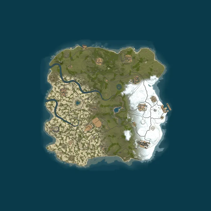 Map of WEREWOLF GAMING.CO 5x NO BPs |Loot x5|TP|Homes|Kits|JUST WIPED