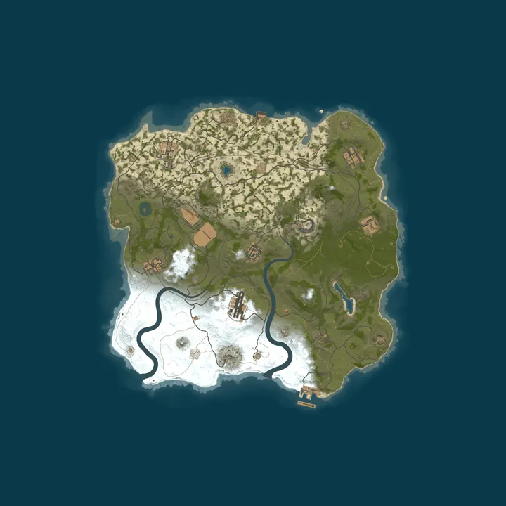 Map of WEREWOLF GAMING.CO 3x SOLO ONLY|No Clans/Teams|Loot x3|WIPED