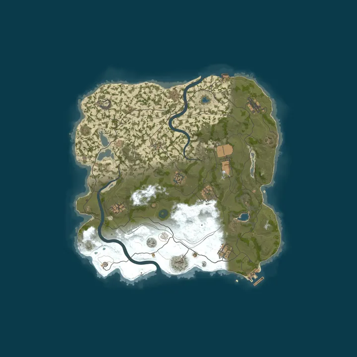 Map of WEREWOLF GAMING.CO 3x Solo/Duo|Loot x3|Share BPs|JUST WIPED