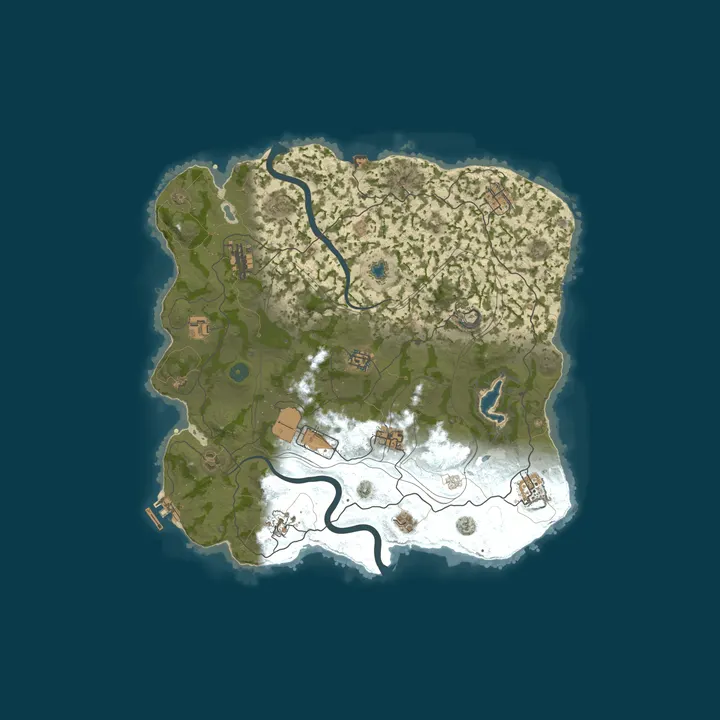 Map of WEREWOLF GAMING.CO 3x Solo/Duo/Trio/Quad|Lootx3|Share BPs|WIPED