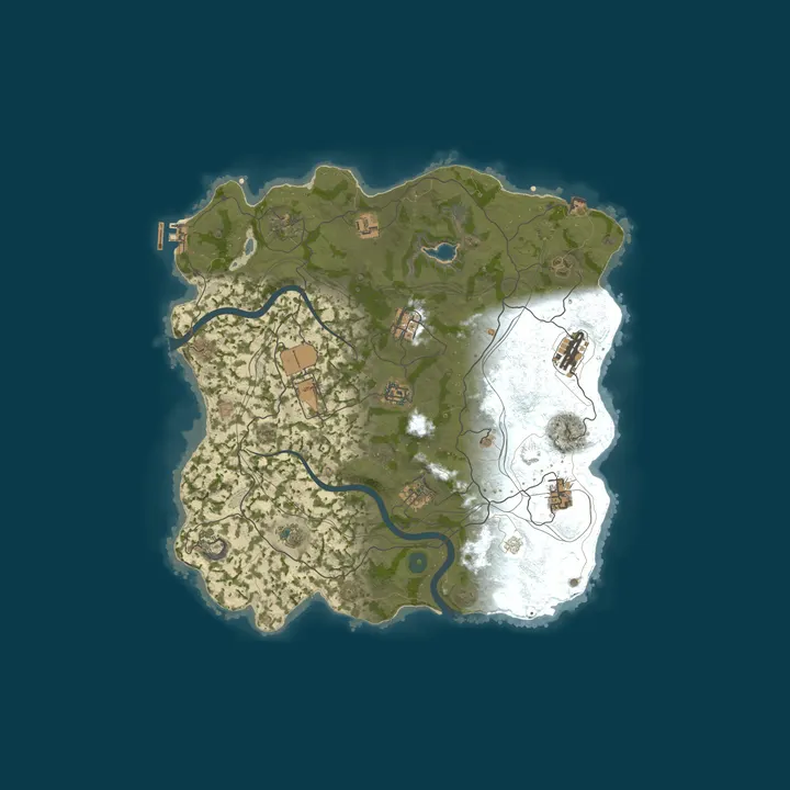 Map of WEREWOLF GAMING.CO 3x Solo/Duo/Trio|Loot x3|Share BPs| WIPED