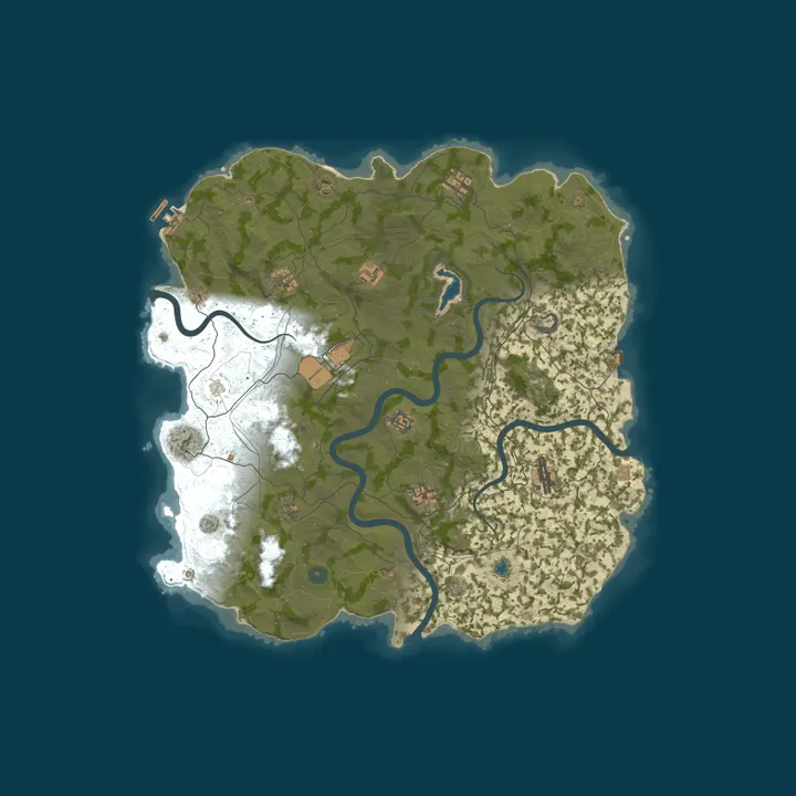 Map of WEREWOLF GAMING.CO 3x Solo/Duo/Trio LARGE|Lootx3|ShareBPs|WIPED