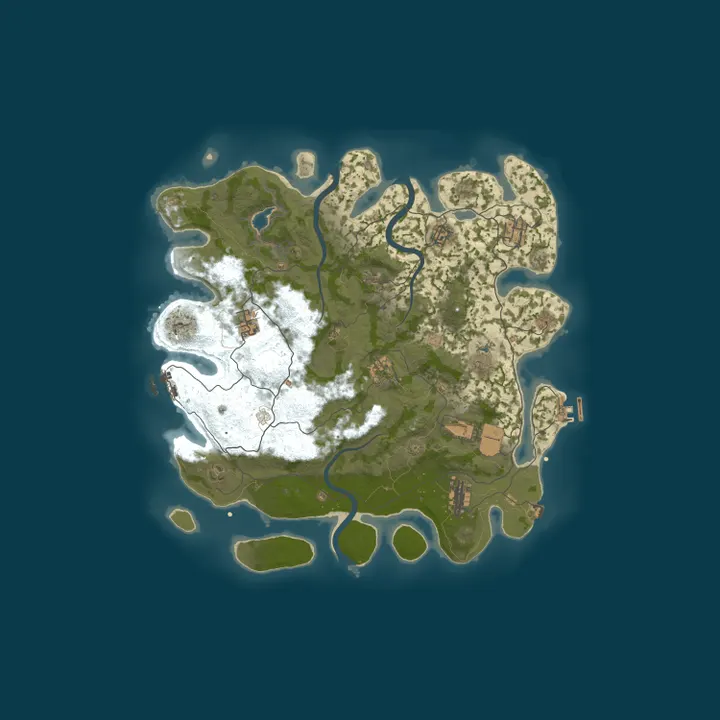 Map of Rusty AK x1000 |NoBP|TP|CLANS|SHOP|KIT|FUN| 1000x 100x 10x x10 