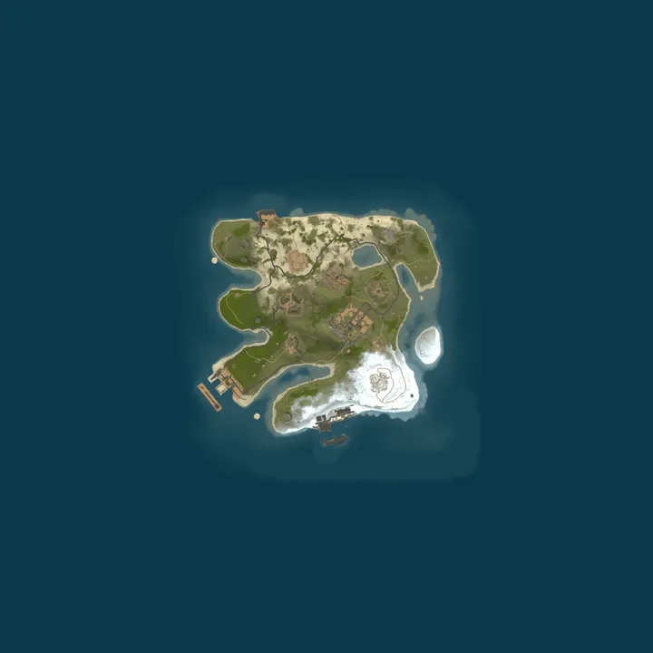 Map of My Rust server | Powered by AMP