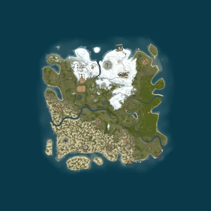 Map of Fins test server