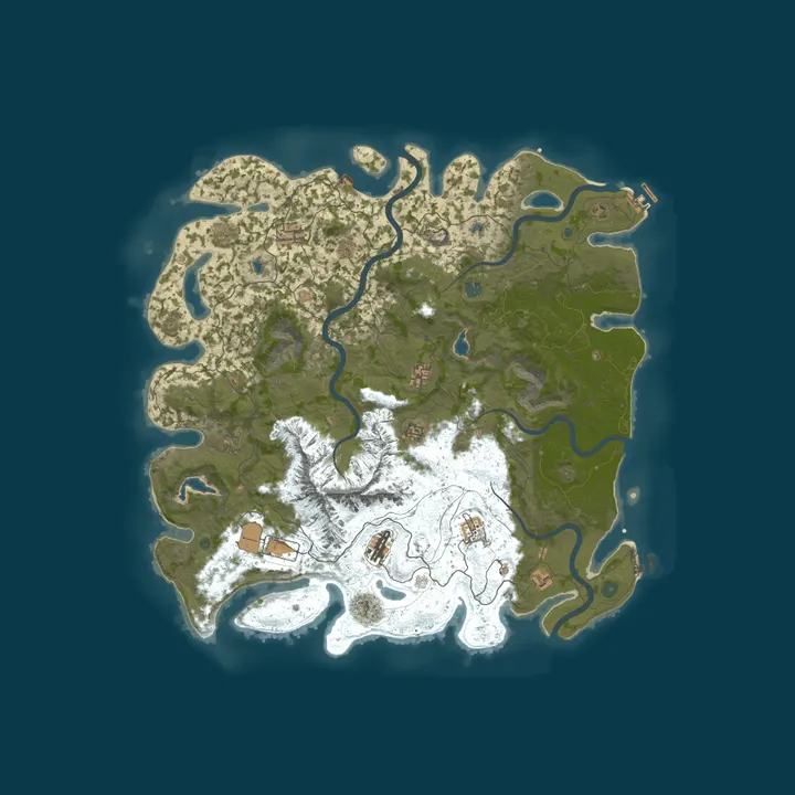 Map of Rust Horizon