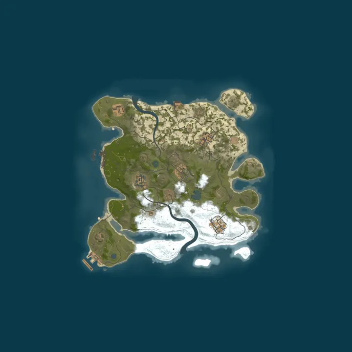 Map of Rust STANDARD Server