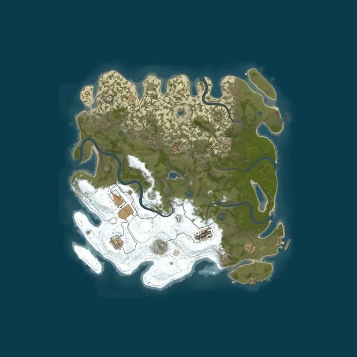 Map of x2 URAL RUST | КЛАССИКА  | CLASSIC |