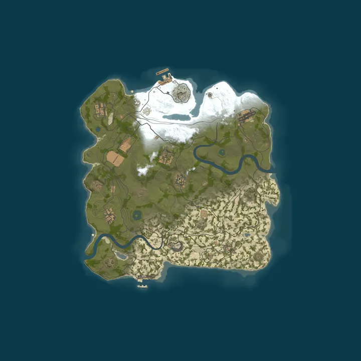 Map of ⦿ ICEFUSE 2X Duo (Solo/Duo|Loot x2|WIPED)