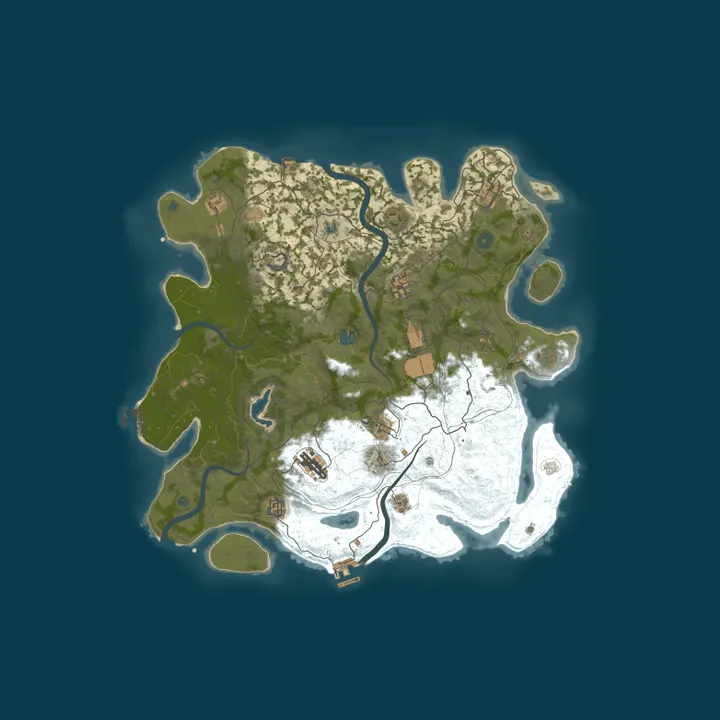 Map of [US] AshRust 3x Monthly | QoL/Loot+ | Full Wiped