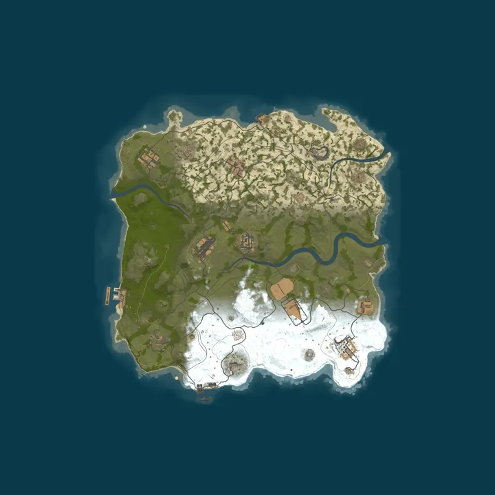Map of TemplarGaming SEA 3x 5 Max LootX3|SkinBox|Kits JUST WIPED