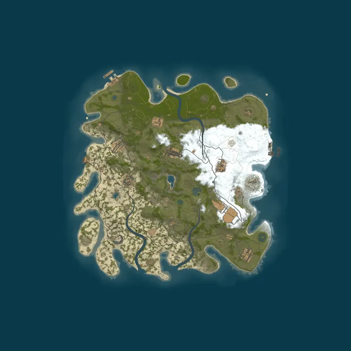 Map of DEDRUST X5 | Solo/Duo/Trio | TP | KITS