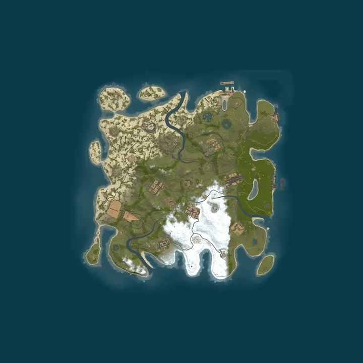 Map of #1 DARKNESS X1000000 | BATTLEFIELD | PVP | KITS | TP | WP15.10