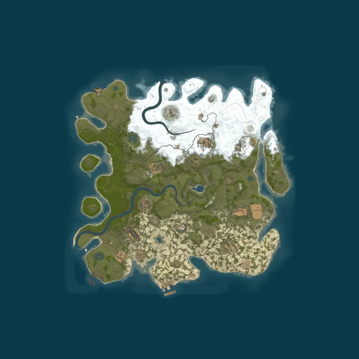 Map of Raid Rust Hybrid PVE/PVP EU/RU [x1|DoorRaid|Arena|TP]