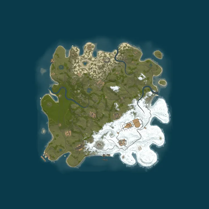 Map of РОССИЯ / КЛАССИКА X2 / THIS IS RUST!