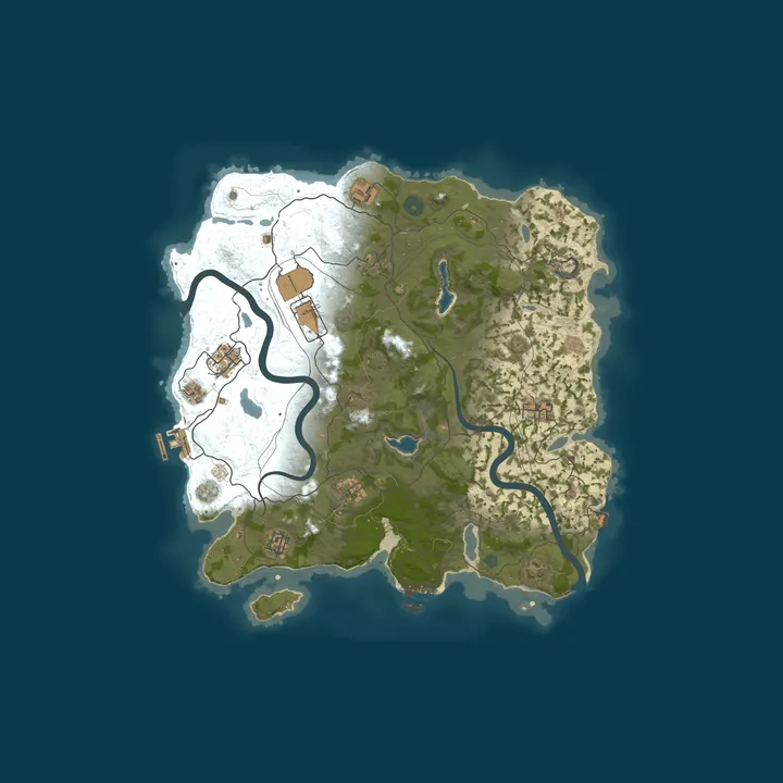 Map of AQRUX RUST BLUE | VANILLA+ | 15.10
