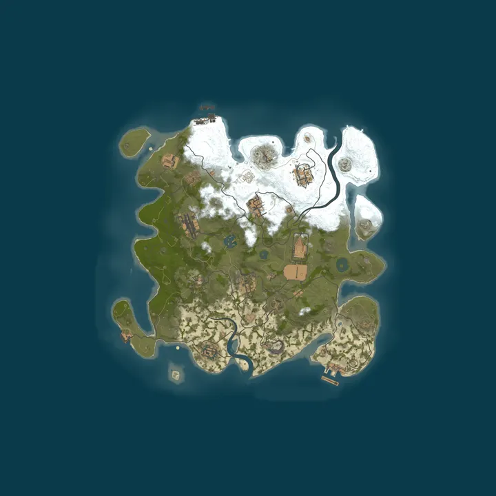 Map of LUCKY RUST | X1000000 | BONUS | PVP I EVENT I