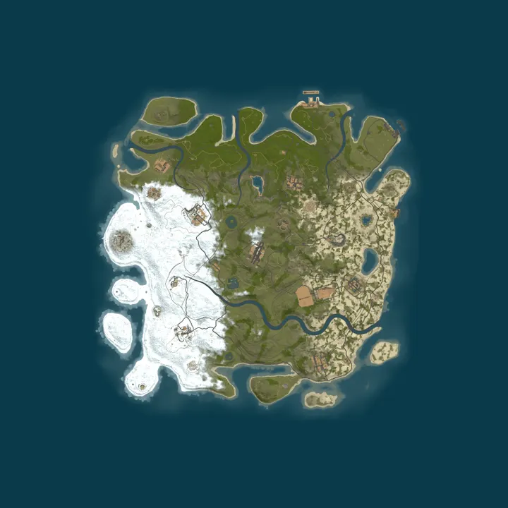 Map of 666 RUST /ДЛЯ НОВИЧКОВ /EU MAIN 17.10