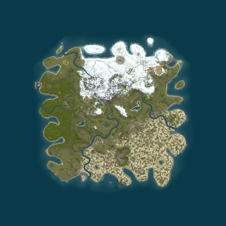 Map of CASUAL PVE EU | Zombies, Skills & Raids