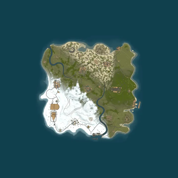 Map of [LATAM] Caramelo X2 Solo/Duo | 24/10 Full Wipe