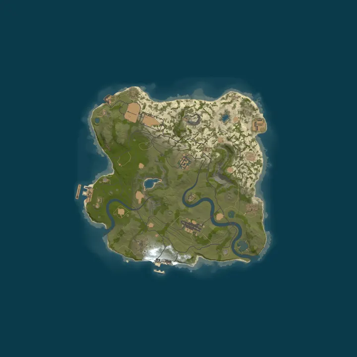 Map of BotWorld PVE AI Player70 Live Bots 5X - Wiped - 15h ago