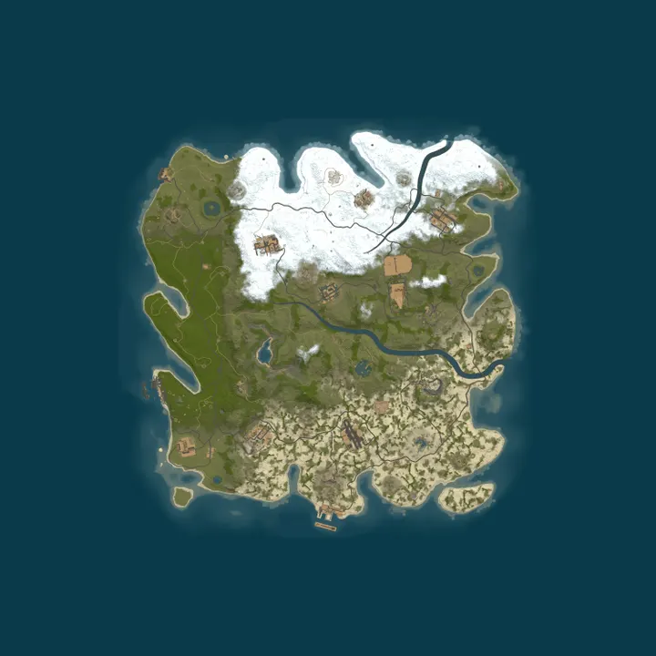 Map of 温柔乡：一个有爱的PVE养老服务器