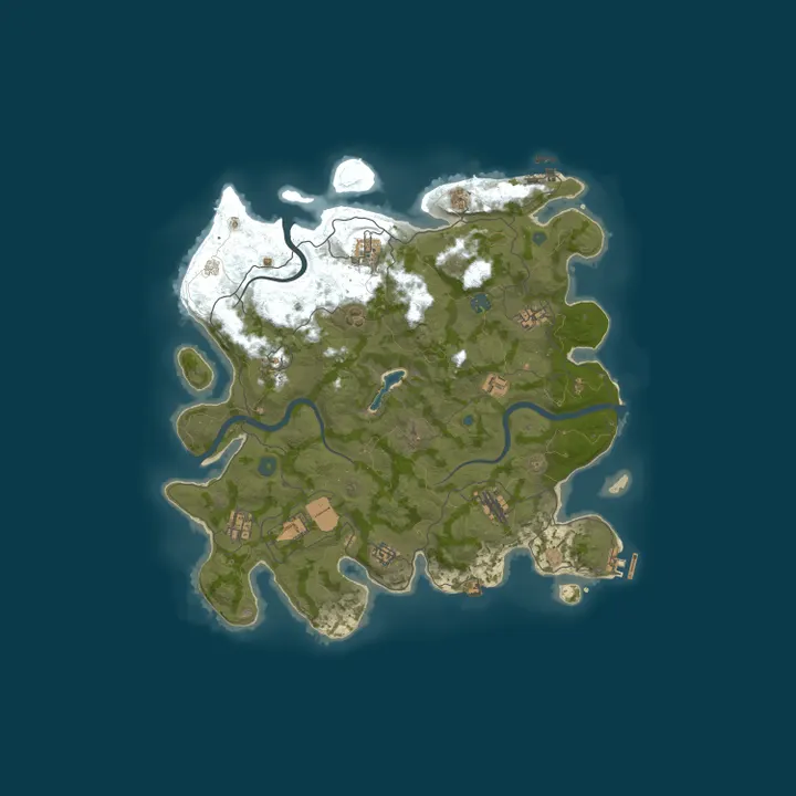 Map of [RU] WARWAKE: The First Lands