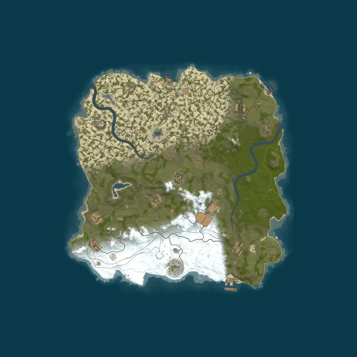 Map of TemplarGaming EU 10x Swift Loot++|PvP|MyMini|SkinBox|x10 JUST W