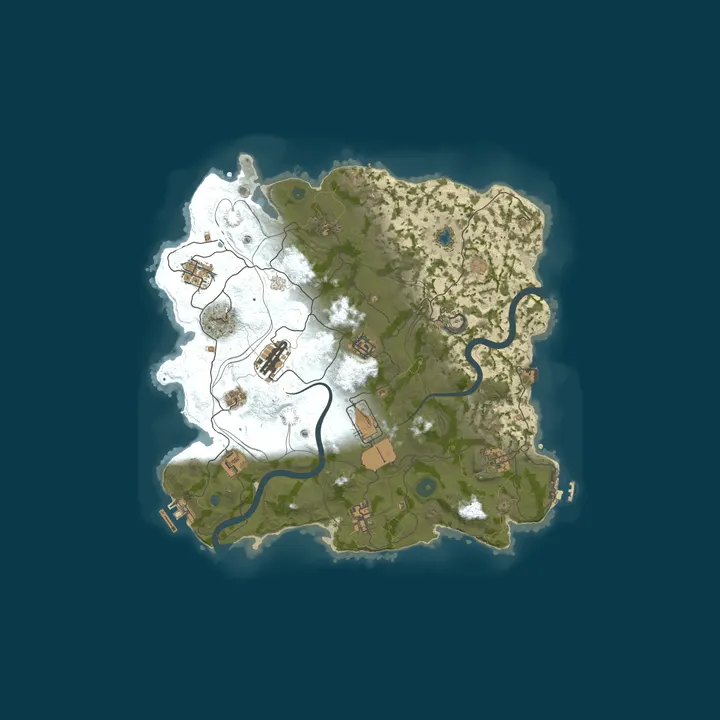 Map of [BR/LATAM] Rust Origem 2x - Solo/Duo/Trio/Quad 17/10 WIPE