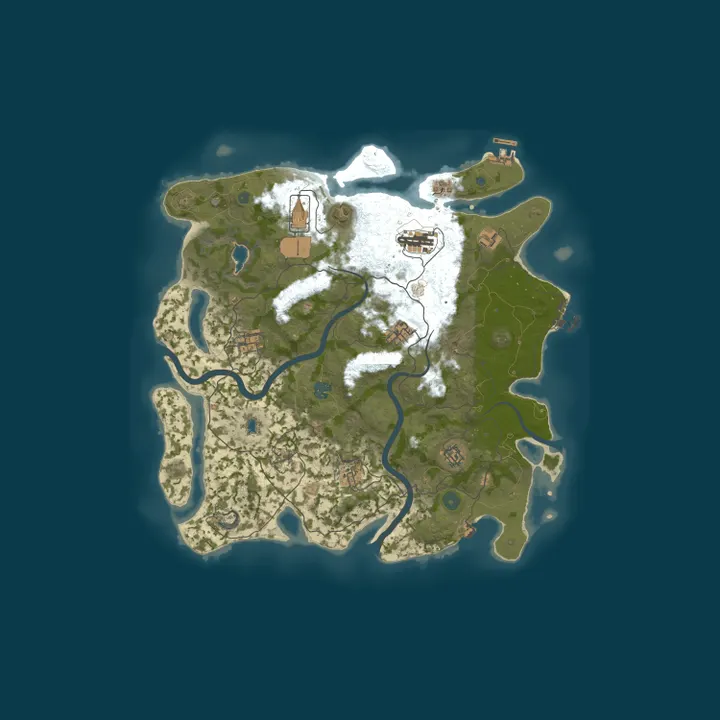 Map of BR  LARGADOS & PELADOS | 2X | VANILLA+ | TRIO max