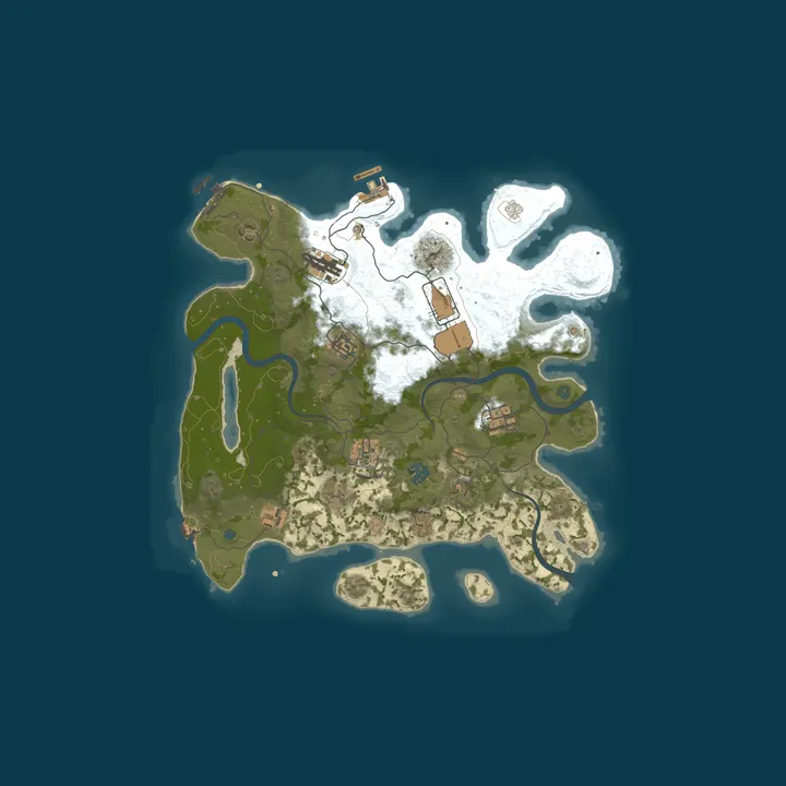 Map of Überlebe die Insel [PvE/DE] Bi-Weekly