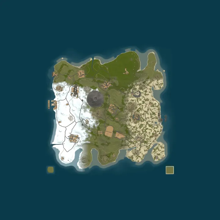 Map of RustSpain.com | EU España x5 (Full Wipe 15.10 10/15) [Solo/Duo