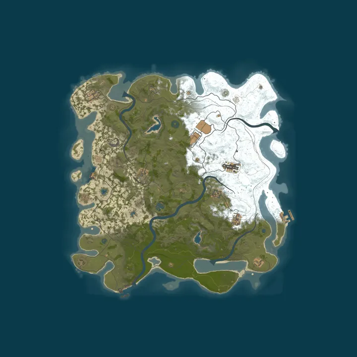 Map of Aqua Staging Branch