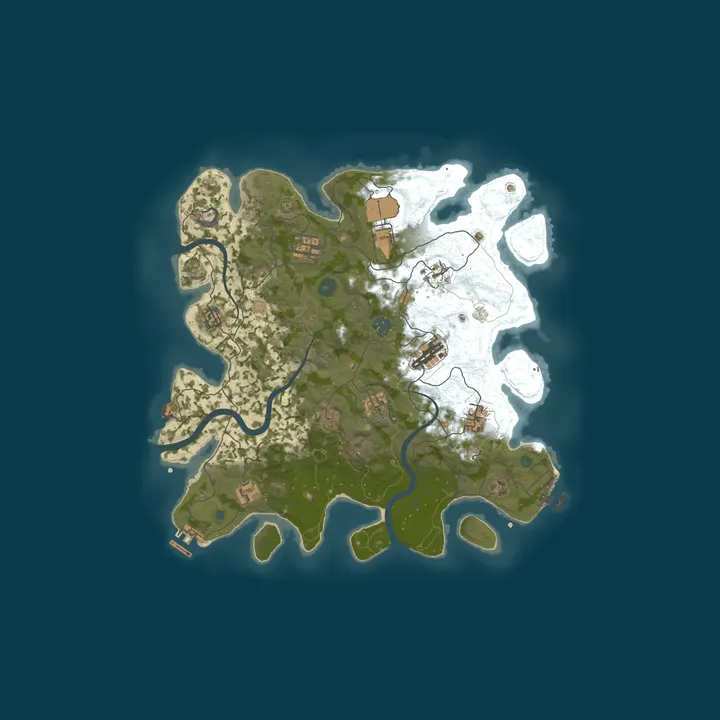 Map of CHILL & KILL | PvP • COMFORT • OFFLINE PROTECTION