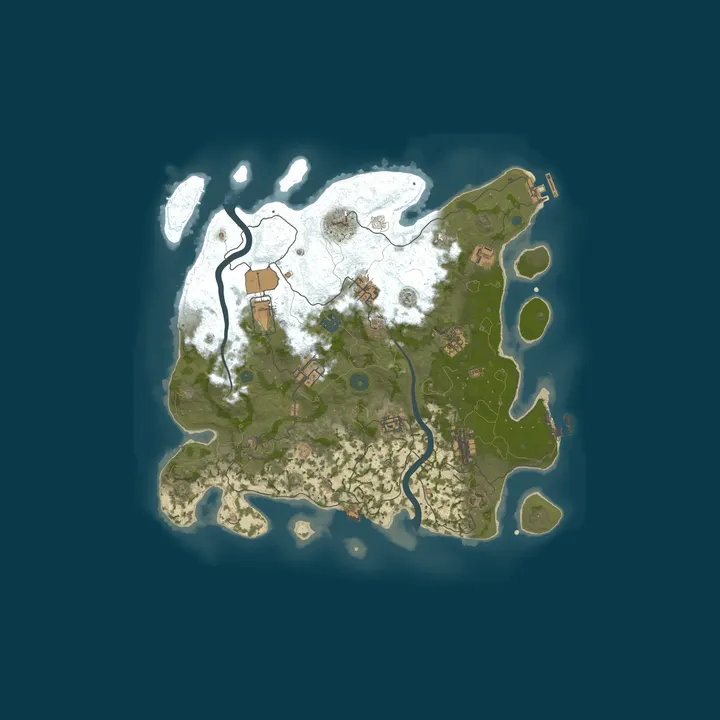 Map of ICE RUST [ X1000 | NOLIMIT | FPS+ | CLANS ] WIPE: 17.10]