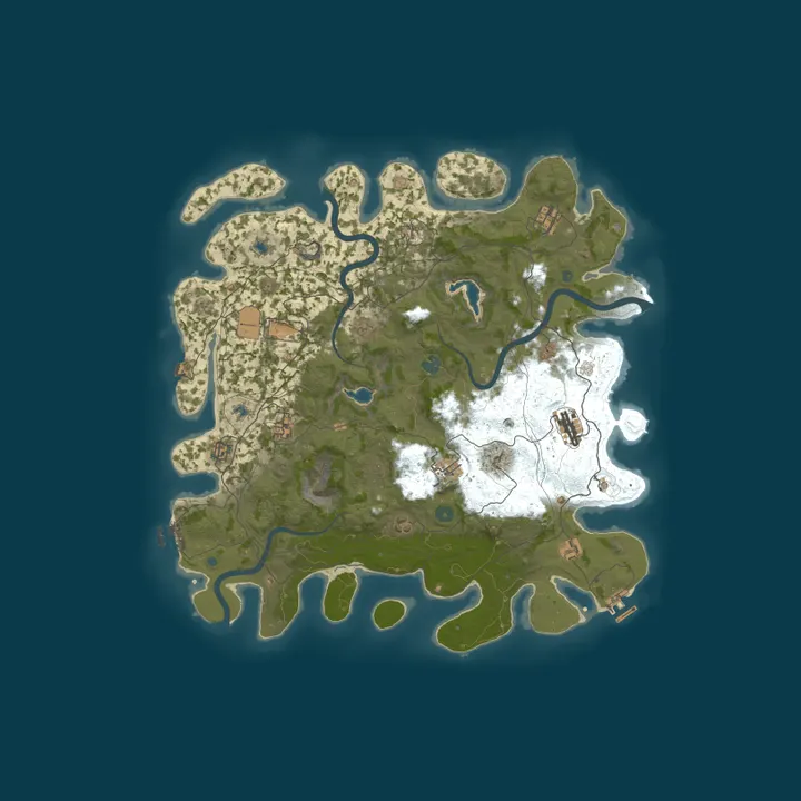 Map of Harvest Rust для новичков