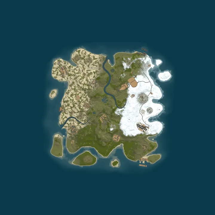 Map of GANTRAP_RUST X3 EU |Solo/Duo/Trio|LootX3|