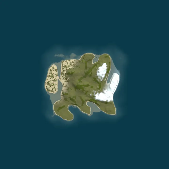 Map of RAVE RUST • X1000000 | PVP | BF | FUN| FPS+ | CLANS | NOLIMIT